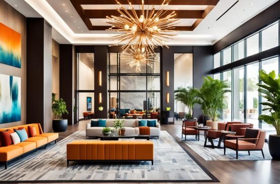 Decoración de hoteles con muebles