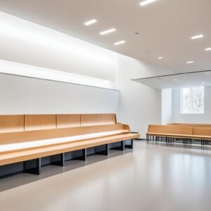 Banca minimalista: estilo y sencillez en tu iglesia