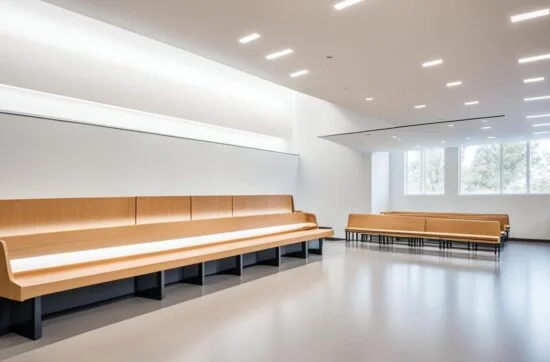 Banca minimalista: estilo y sencillez en tu iglesia